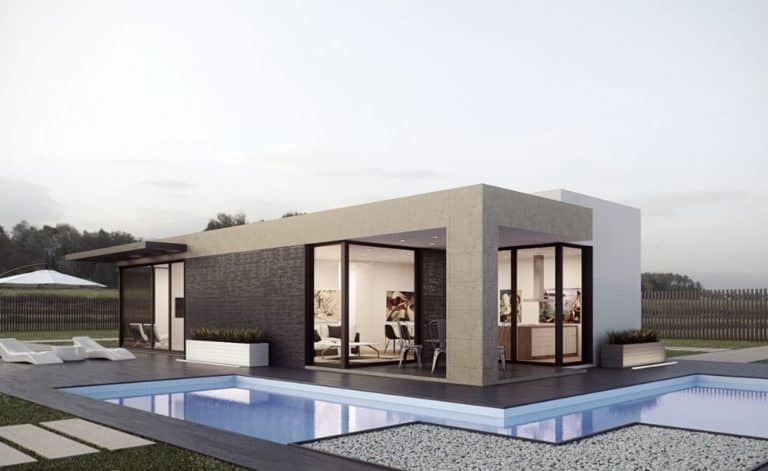 villa made with 3Ds max design software program